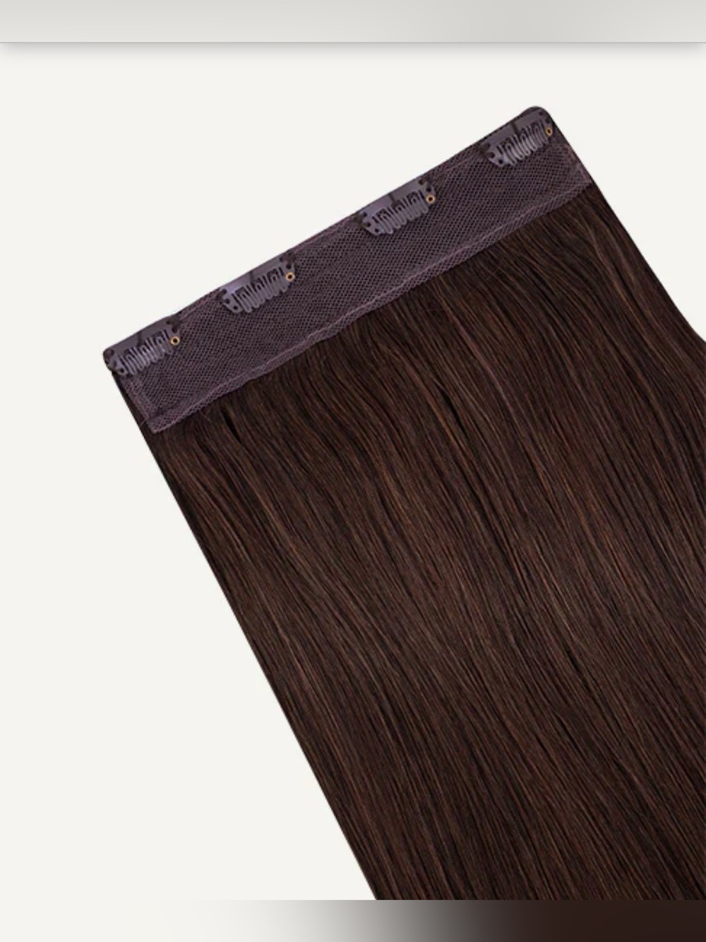 20” Long Human Hair Clip-In Volumizer Weft